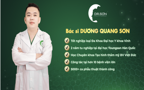 Dr Sơn chuyên thẩm mỹ cô bé – vị bác sĩ tài năng có tâm và khát vọng đem hạnh phúc gần hơn với phụ nữ Việt